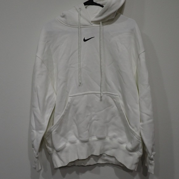 Nike Tops - Nike Sportswear Phoenix Fleece Oversized Hoodie White center Swoosh Small